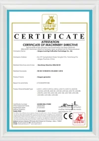 Certification CE pour les générateurs d’oxygène