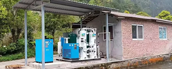 Système d’oxygène industriel pour une entreprise d’aquaculture en Arabie saoudite